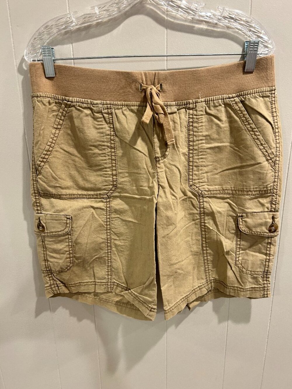 Faded Glory Cargo Shorts, Size 10